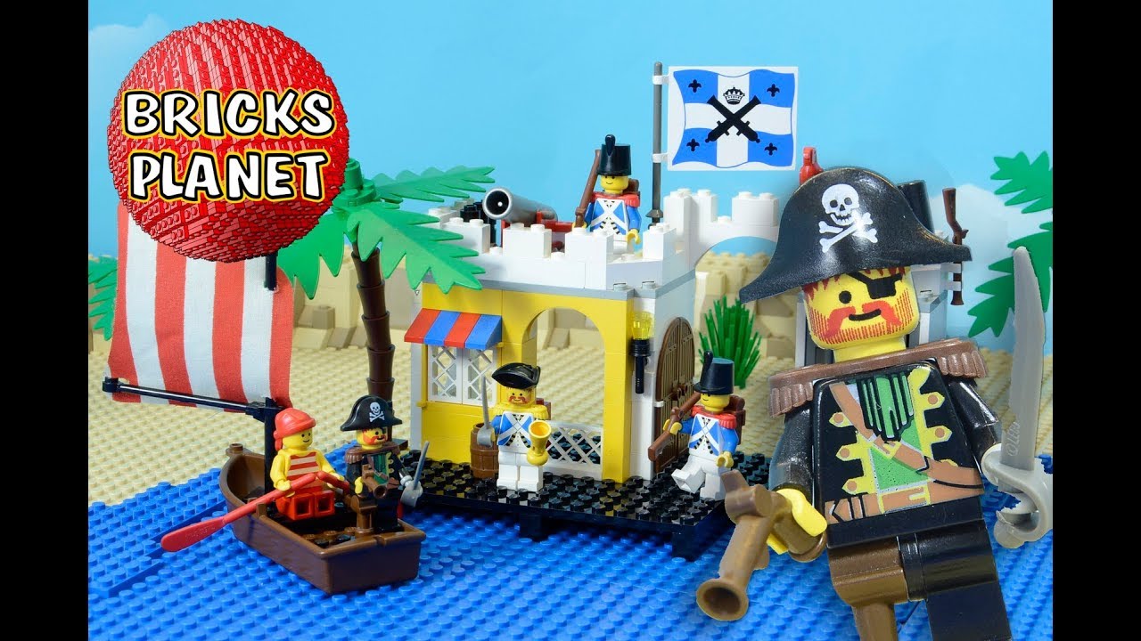Lagoon Lock-Up 6267 LEGO Pirates - Stop Motion Review