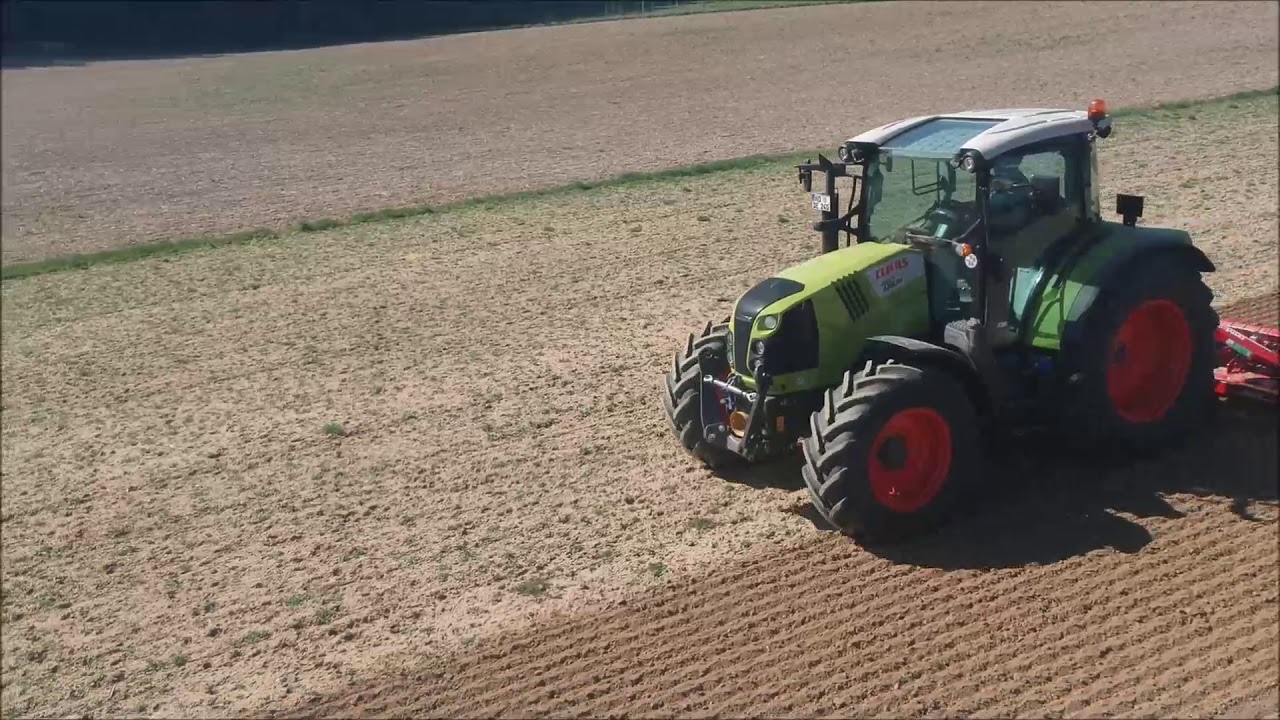 Kartoffellegen mit Steyr Kompakt 4095 + Gruse VL 20 und Claas 460 Arion + Breviglieri Kreiselegge