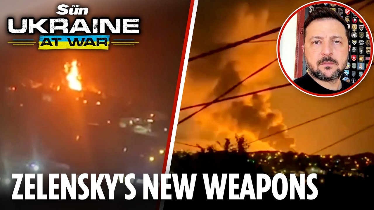 Russian oil refinery more than 2,000km from border struck as Zelensky uses new long-range weapons