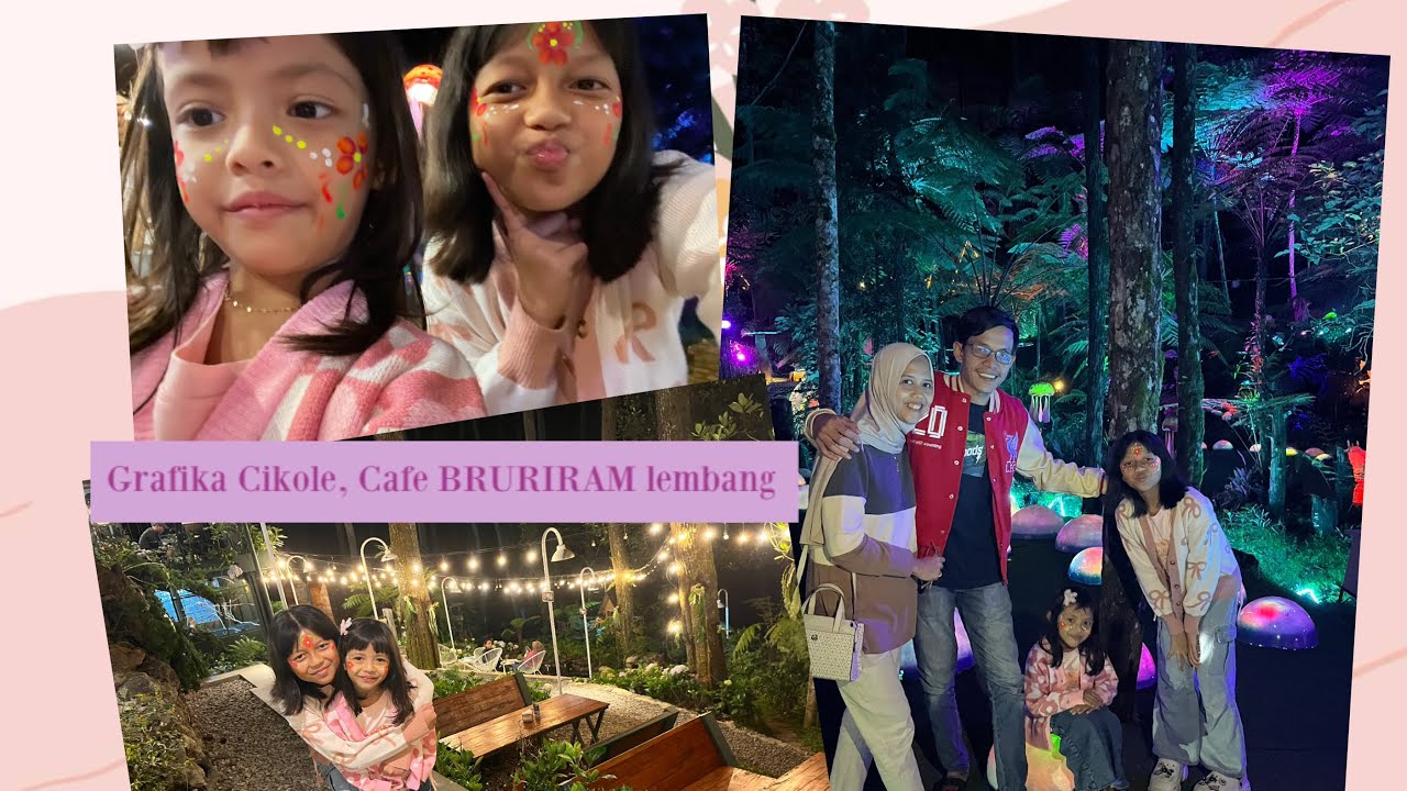 LIBURAN di GRAFIKA CIKOLE, HUTAN MYCELIA,CAFE BRURIRAM LEMBANG #grafikacikole #wisatalembang