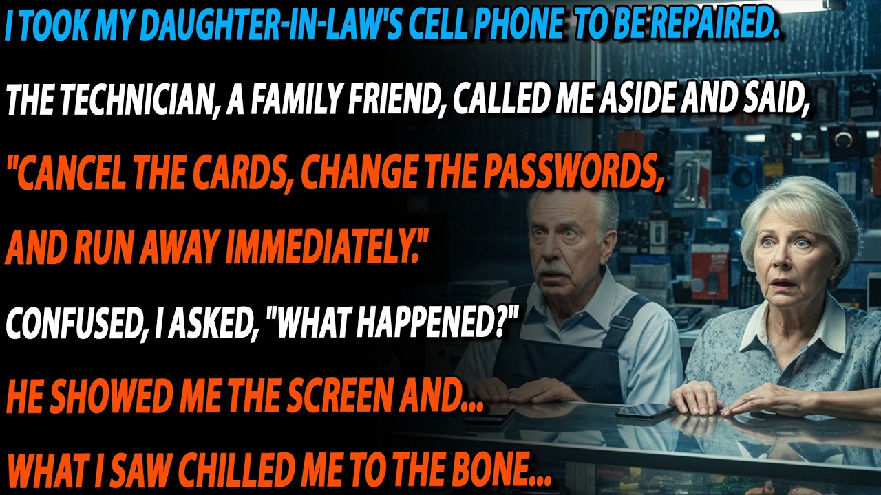 🚨 Technician Checked My Daughter-in-Law’s Phone — “Cancel Your Cards & RUN NOW!” 😱