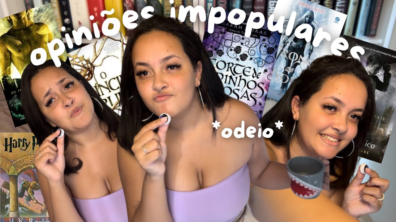OPINIÕES literárias IMPOPULARES🗣️🚫| harry potter, acotar, príncipe cruel, peças infernais & mais