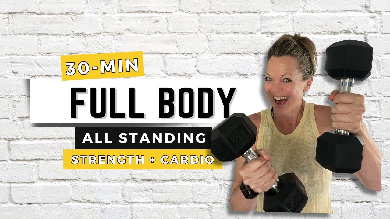 💥30-MIN Full Body ALL Standing Workout | Strength + Power + Cardio