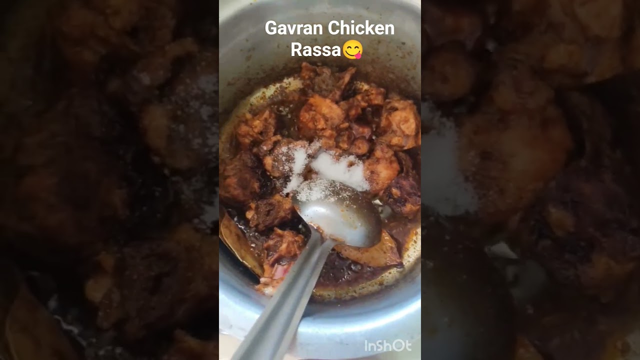 Gavran chicken Rassa😋 #chickenrecipe#gavranchicken #food#chickenrecipes#trendingshorts#trendingvideo