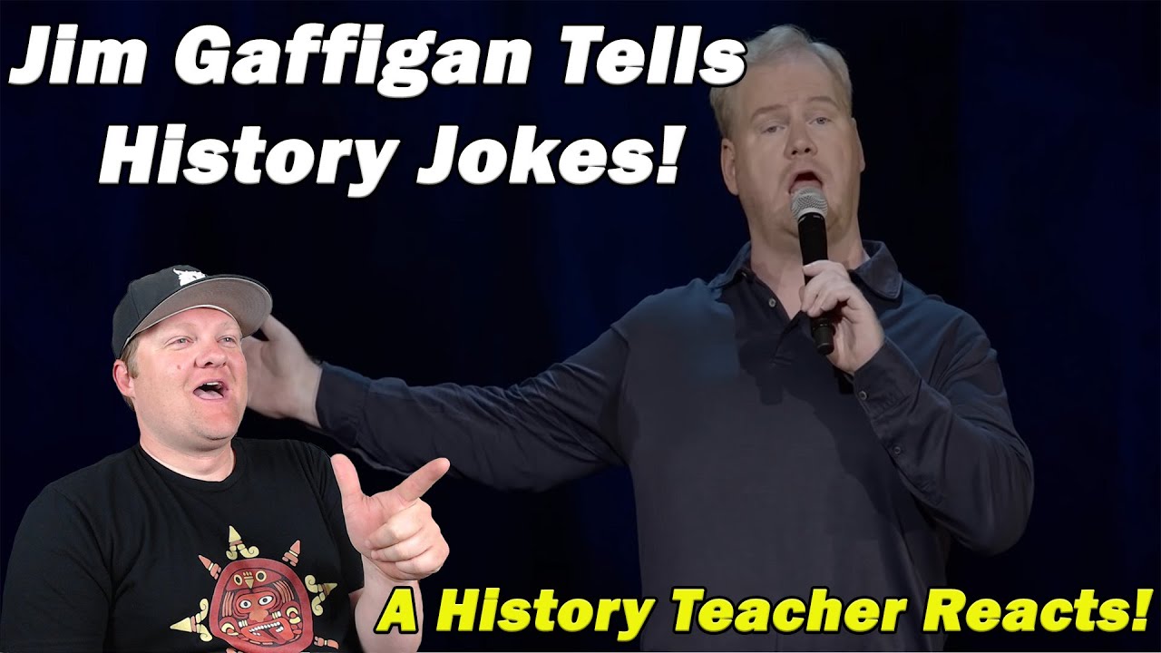 History Teacher Reacts to Jim Gaffigan History Jokes!