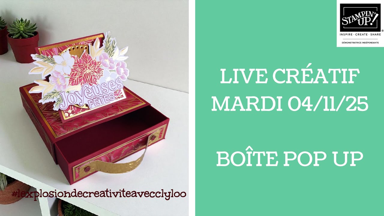 TUTO VIDEO : BOÎTE POP UP