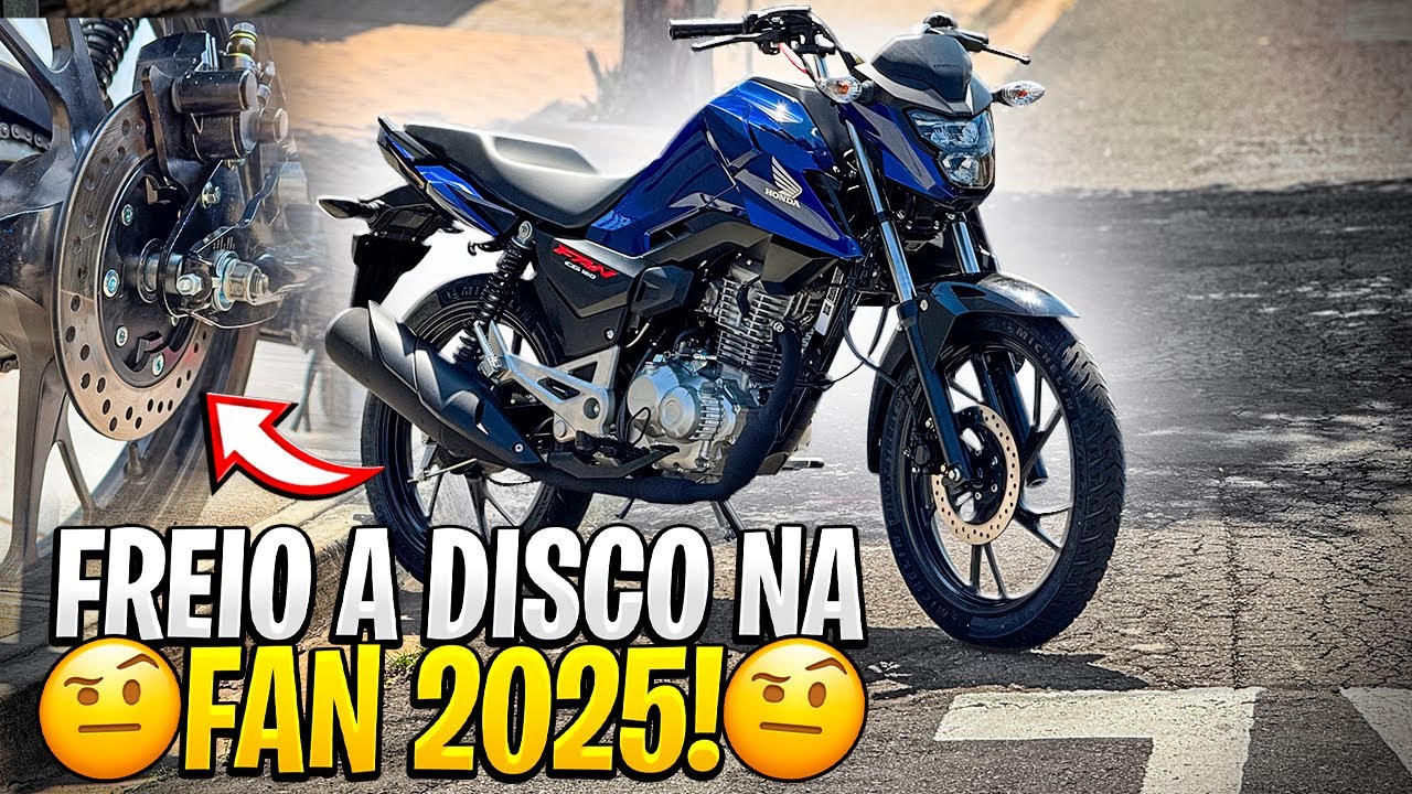 KIT FREIO A DISCO TRASEIRO DA SHOPPE NA FAN 160 2025?! 😱