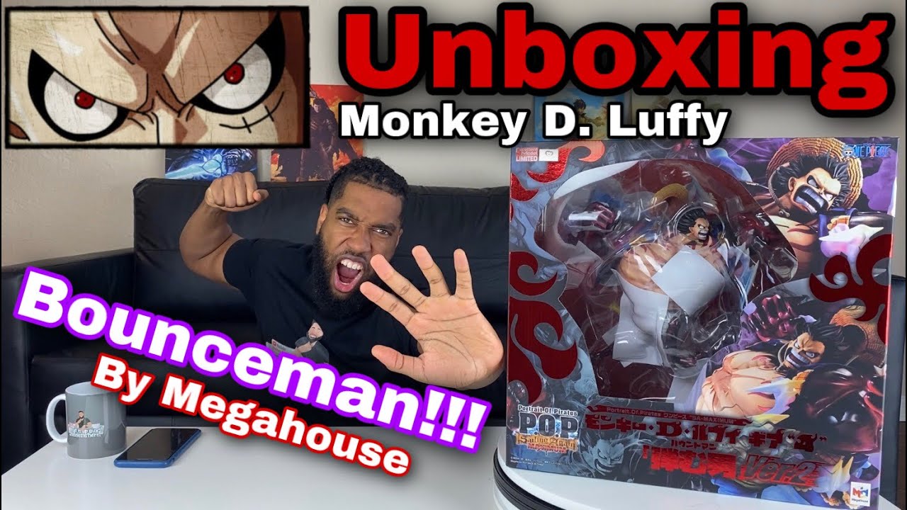One Piece Monkey D Luffy Boundman Unboxing | Sa-Maximum Portrait of Pirates Megahouse | Gear 4 Ver.2