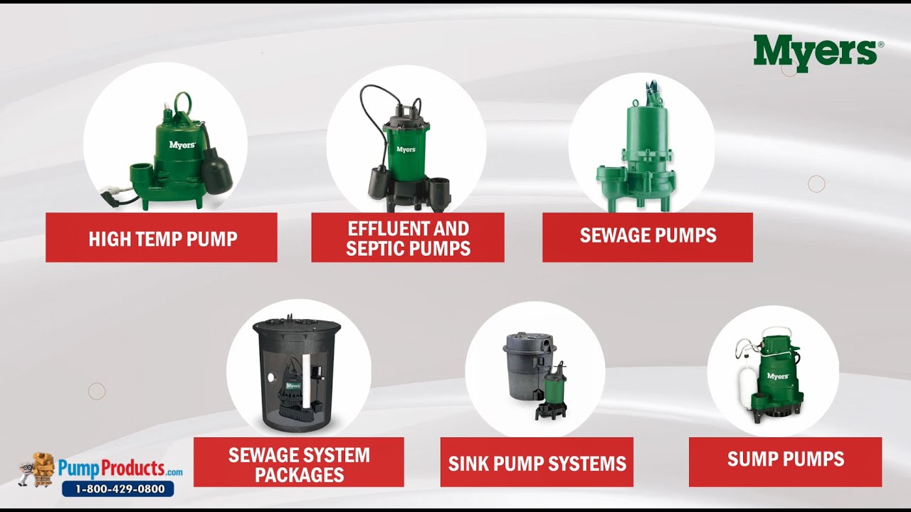PumpProducts.com is a Myers Pump Distributor