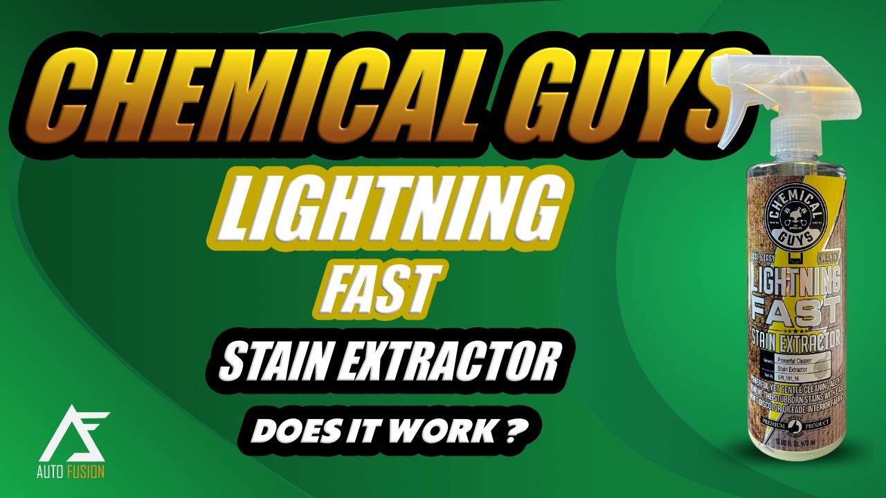 ChemicalGuys LightningFast Stain Extractor Does it Work?