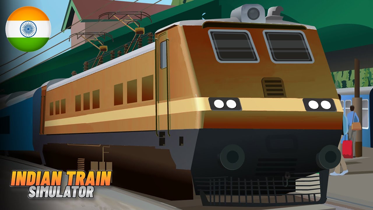 Electric Train Indian Rail Road