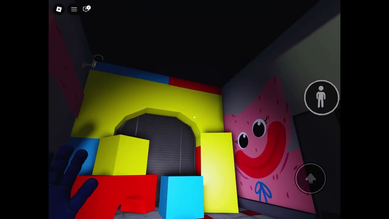 Playing poppy playtime on roblox.