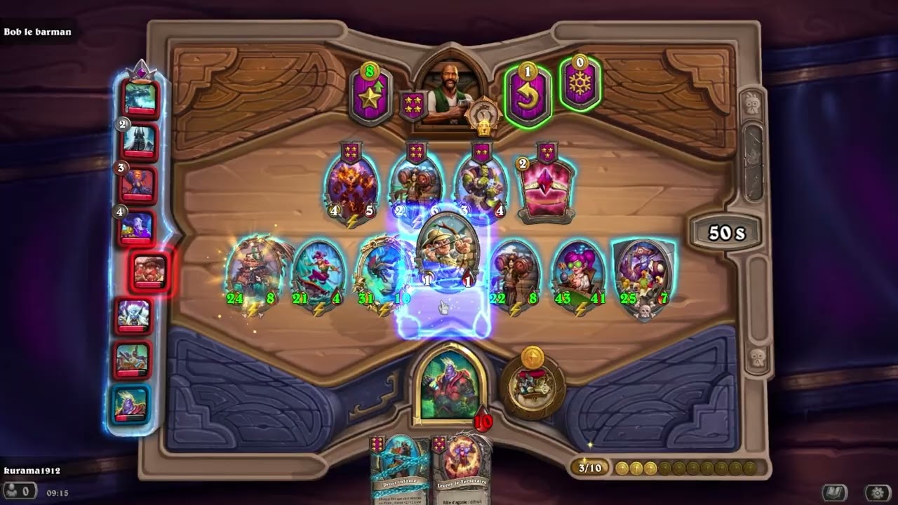 Heartstone Battleground Micro On.  Gamaplay FR