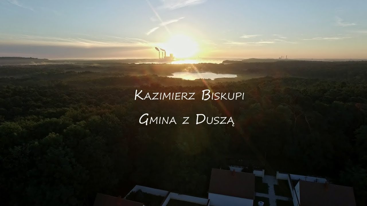 Gmina Kazimierz Biskupi z perspektywy drona