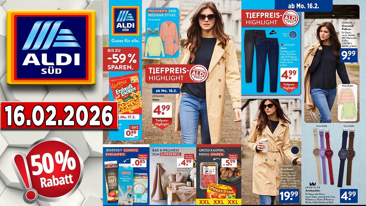 ALDI SÜD Prospekt - Angebote Gültig vom 16.02.2026 bis 14.02.2026