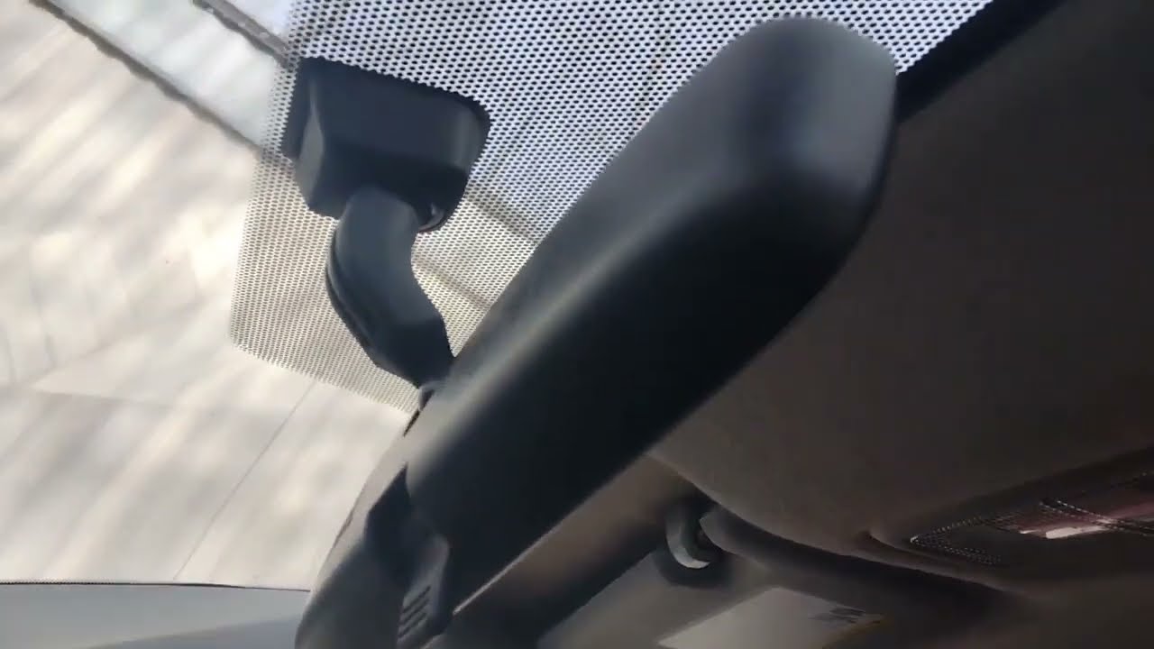 Снятие зеркала заднего вида Toyota