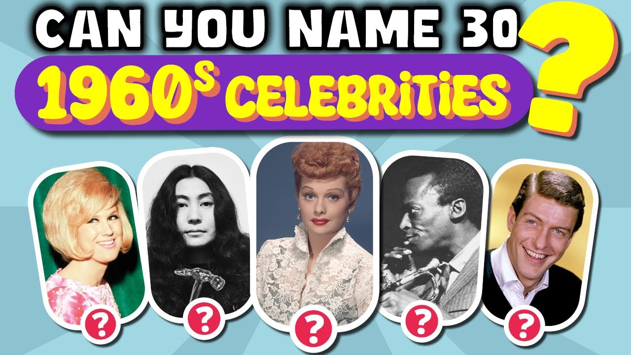 Did You Grow Up In The 1960s? 🧠 Name These Iconic 60s Celebrities! 👑 Senior QUIZ