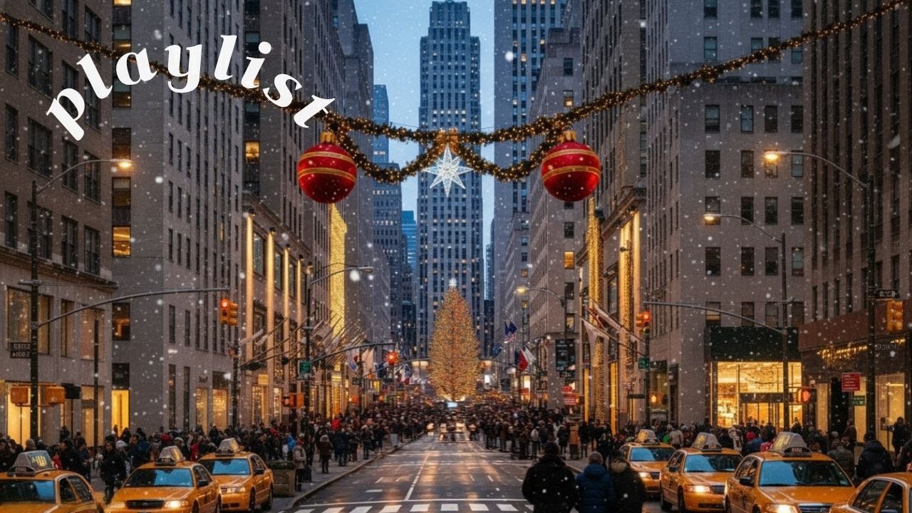 Плейлист 🎧 | Зимний плейлист, который любят даже в кофейнях 🎄✨| Музыка для кафе и магазинов