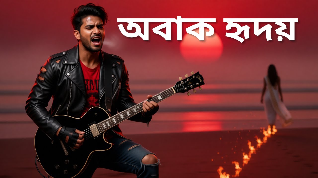 অবাক হৃদয় নিয়ে | আইয়ুব বাচ্চু | Rock Cover Song