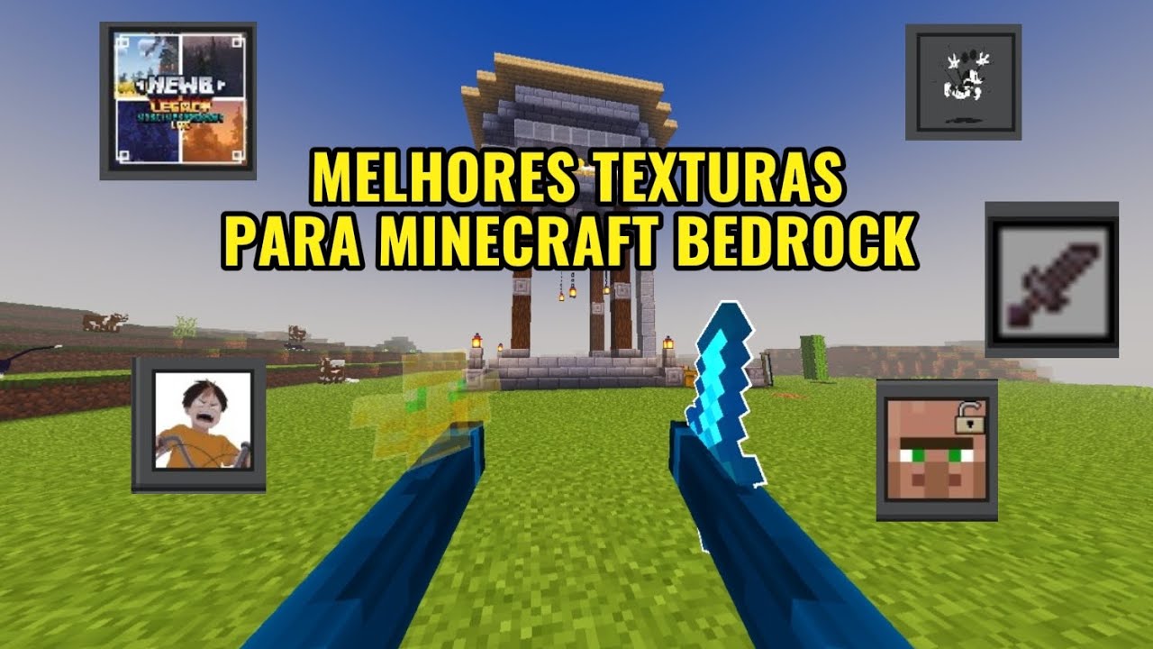 MELHORES TEXTURAS PARA MINECRAFT BEDROCK 1.21