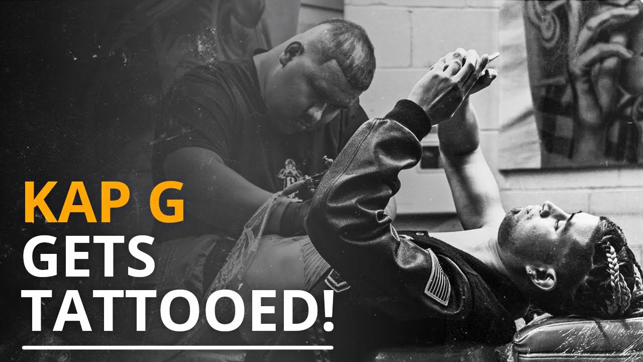 Kap G Gets Tattooed By Artist Elias Mora | Arte Tattoo Studios