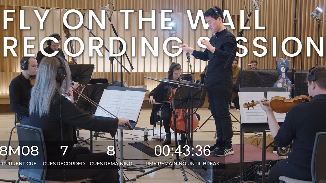 Fly On The Wall Chamber Orchestra Recording Session // Composing for Amazon Audible