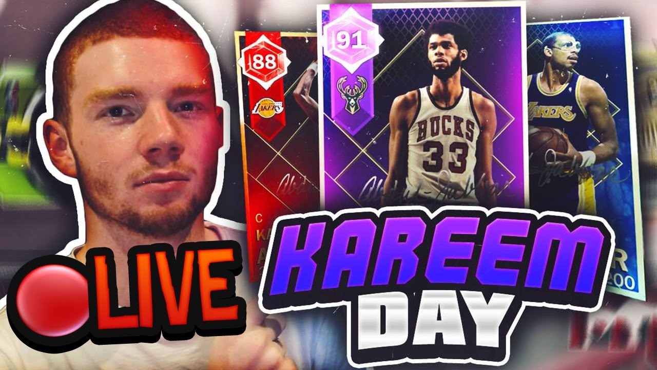 KAREEM DAY LIVESTREAM! PACK OPENING!! NBA 2K18 MYTEAM