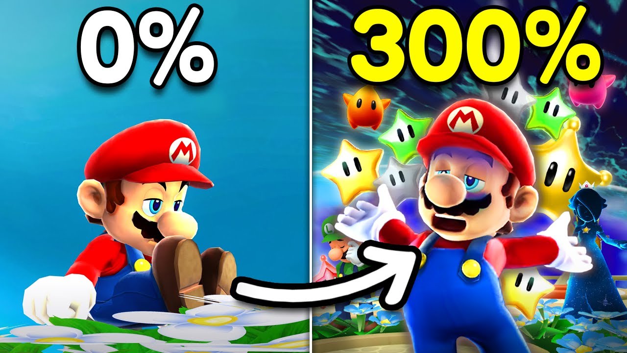 J'ai 300% TOUS les Mario Galaxy en 24h