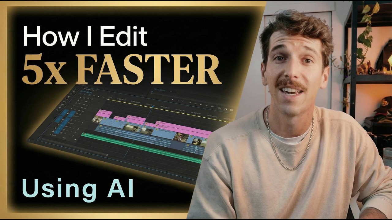 How I Edit 5x Faster using AI (Free Workflow)