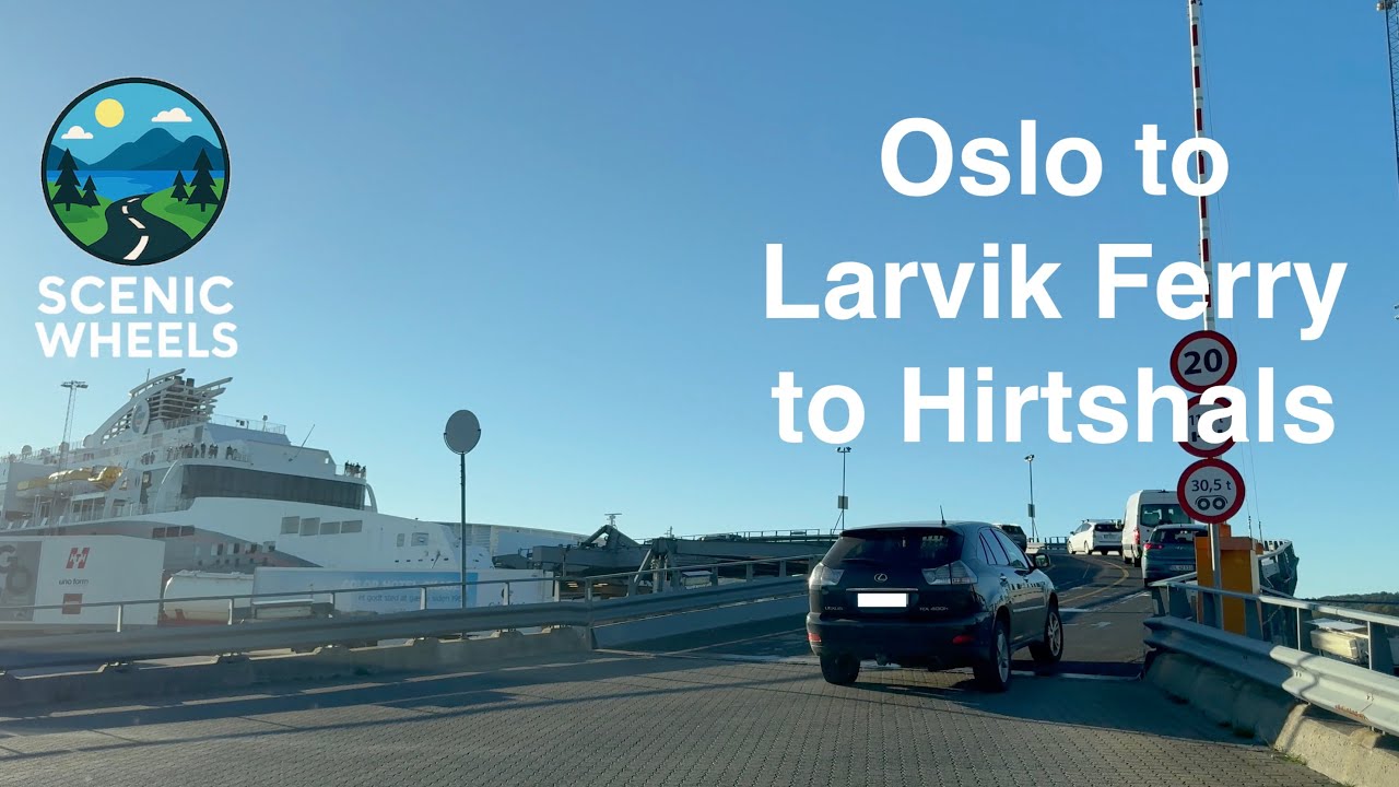 Oslo to ferry Larvik - Hirtshals | Norway Scenic Drive 2025 4K