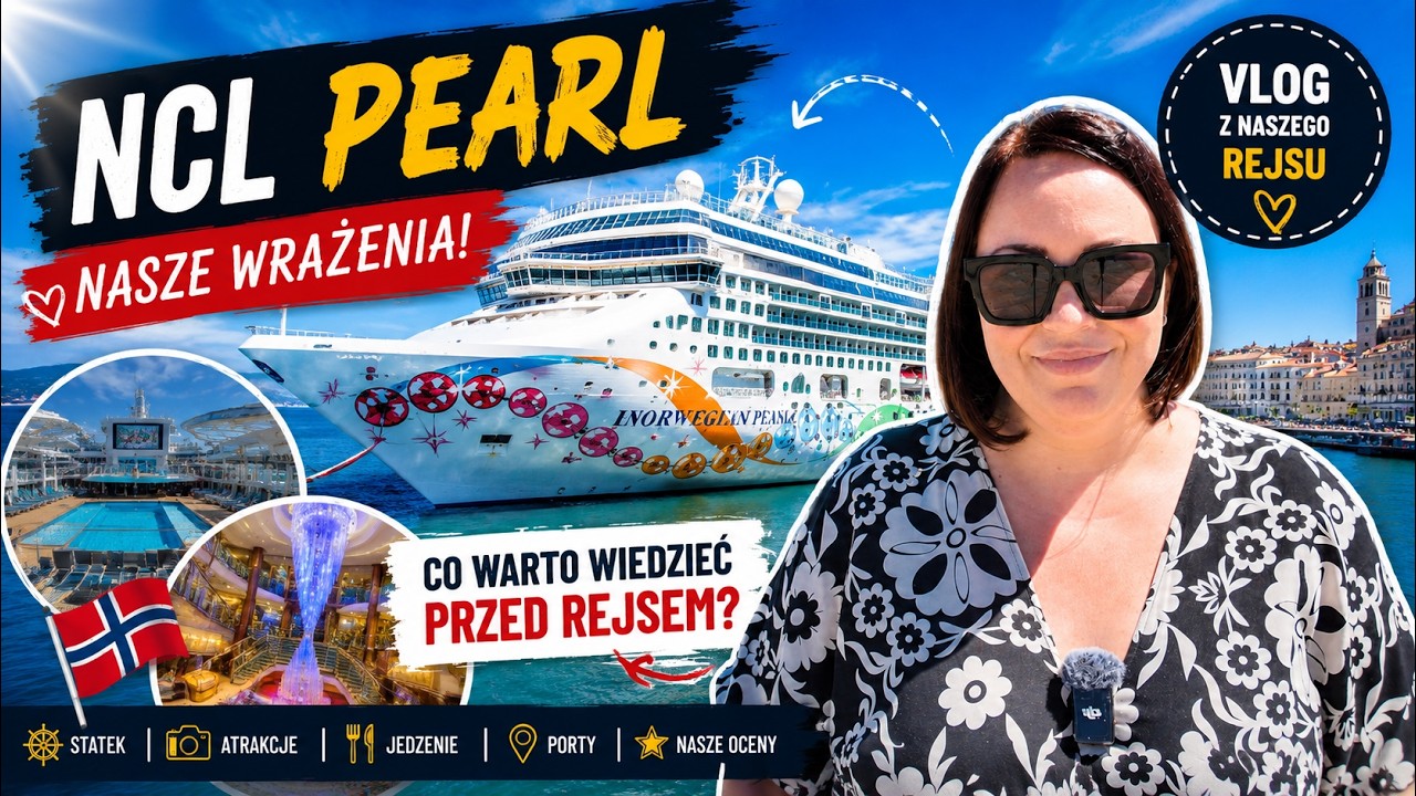 Rejs statkiem Norwegian Pearl – czy warto? | Zwiedzam pokład w Triestcie [4K]