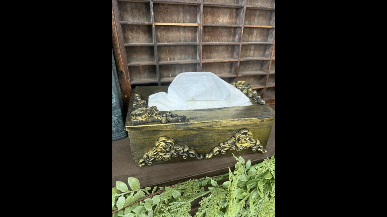 Tissue Box Makeover