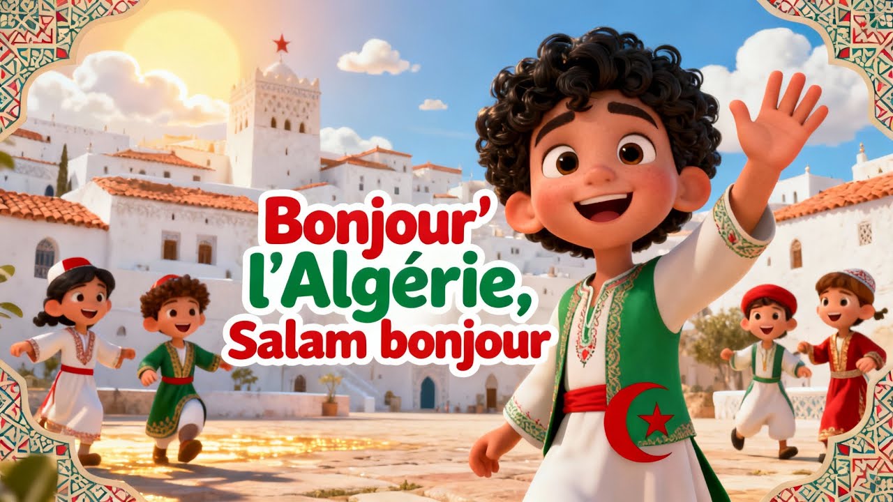 Chanson des enfants – Découvre l'Algérie! | Comptines pour enfant avec Chaine Nara
