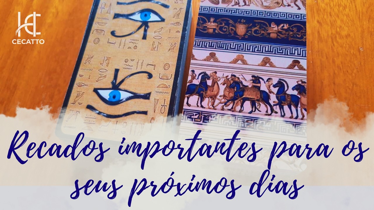 RECADOS PARA OS SEUS PRÓXIMOS DIAS - HC Tarot