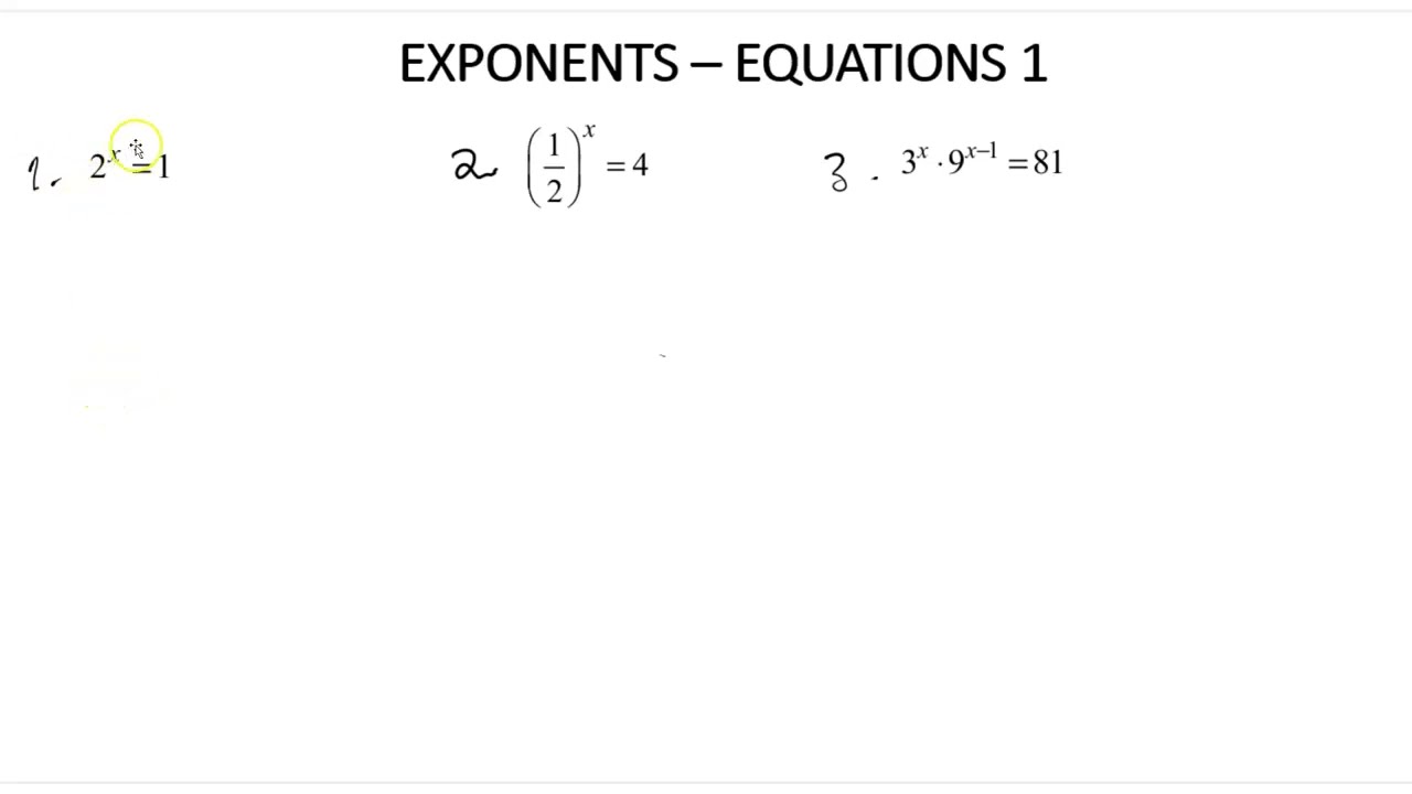 Grade 10 Exponents Example 3