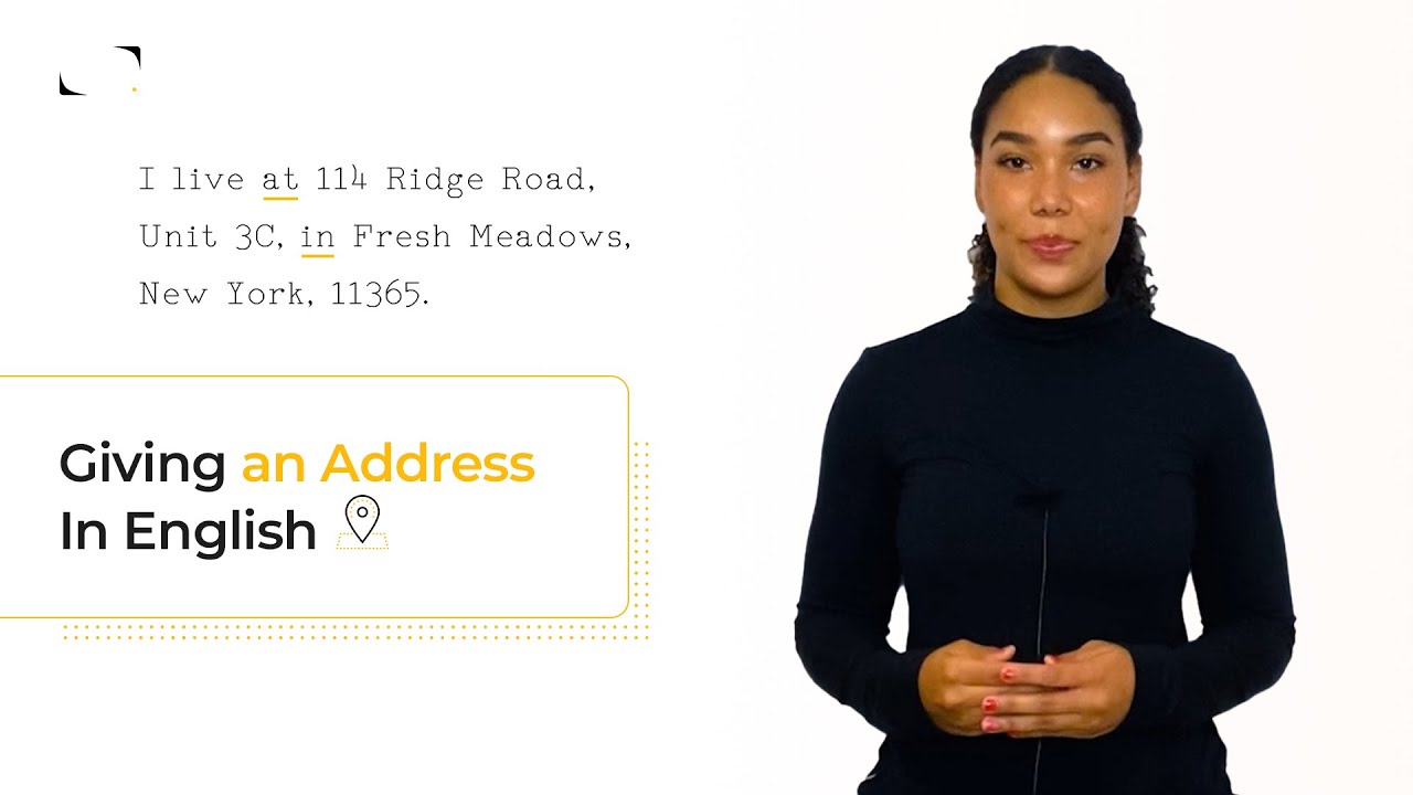 How to Give an Address in English | Denglisch Docs