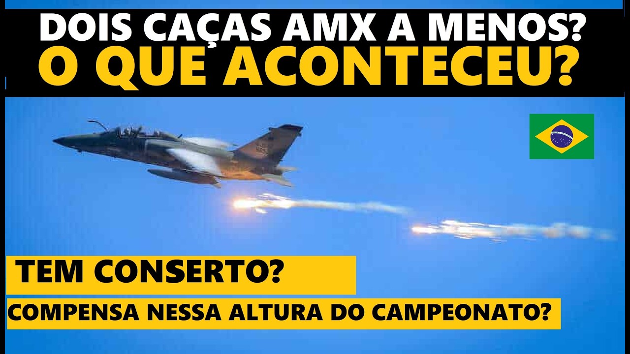 DOIS caça AMX a menos?? INCIDENTE!!! O que ACONTECEU entre dois CAÇA BOMBARDEIRO BR!