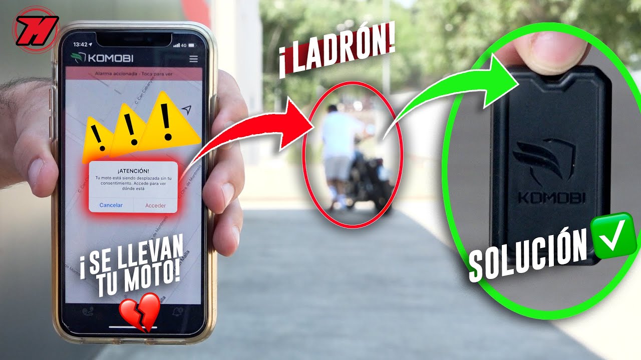 KOMOBI PRO Premium, ¿el mejor ANTIRROBO para tu moto? 🚫🏍️ REVIEW A FONDO 🚨
