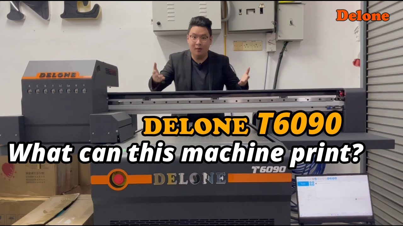 What can this machine print? DELONE T6090 UV Flatbed Printing Machine