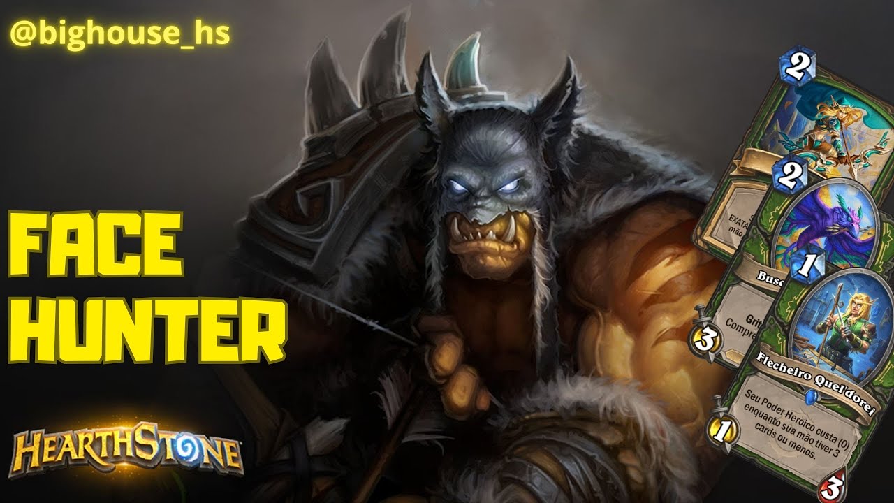 FACE HUNTER - AUMENTEI A WIN RATE DESSE DECK DE 38% PARA 71% - HEARTHSTONE