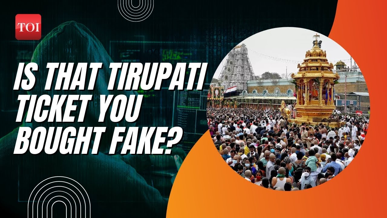 FAKE DARSHAN TICKET SCAM | Tirupati temple darshan: Beware of scammers selling fake tickets