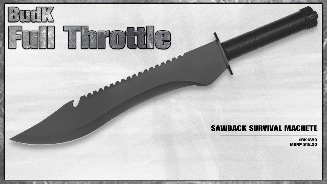 Sawback Survival Machete