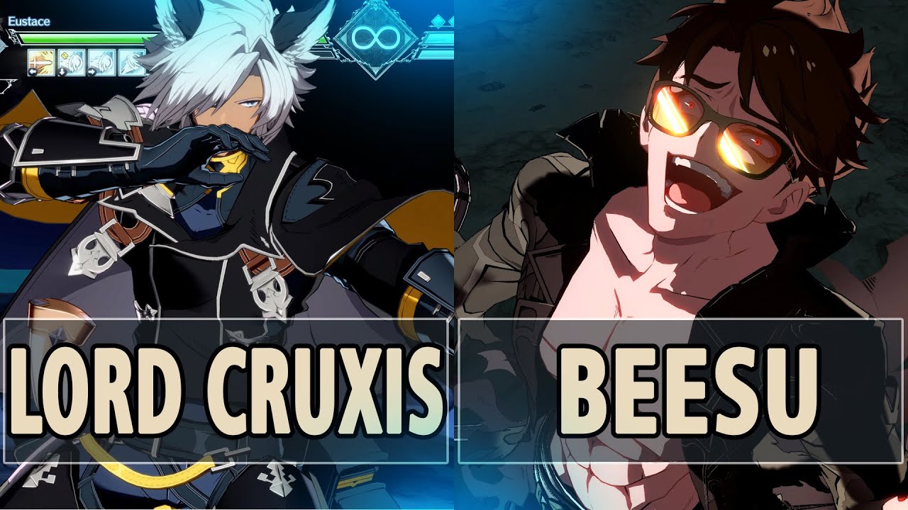 GBVSR: Lord Cruxis [EC] (Eustace) Vs Beesu (Belial) | High Level Gameplay.