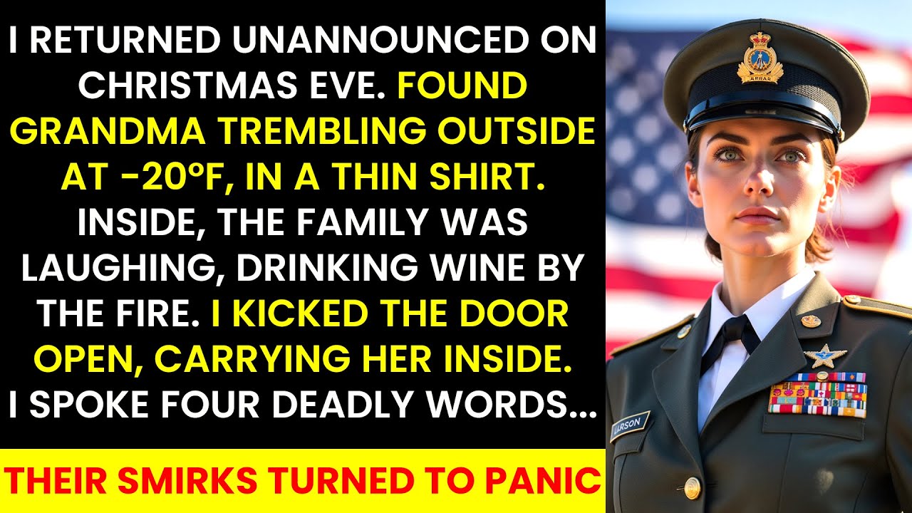 I Found Grandma Freezing Outside On Christmas—My Family Was Laughing And Chatting By The Fireplace..