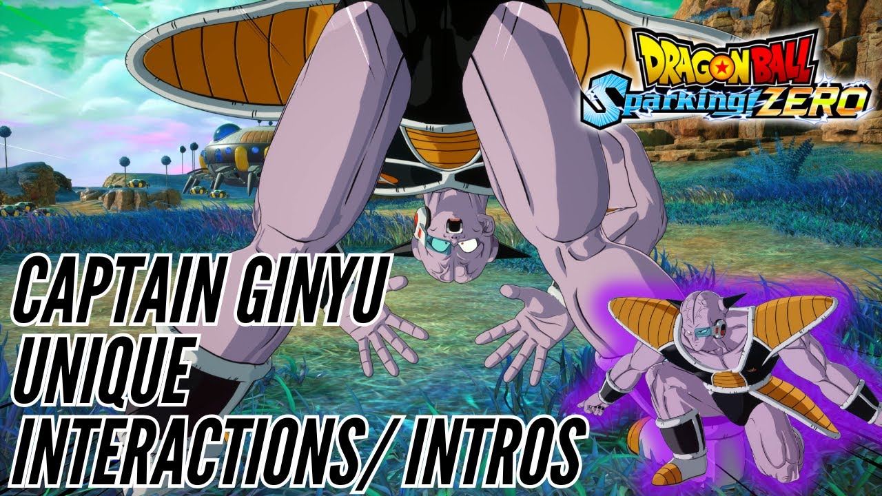 Captain Ginyu Unique Interactions/ Intros - Dragon Ball Sparking Zero