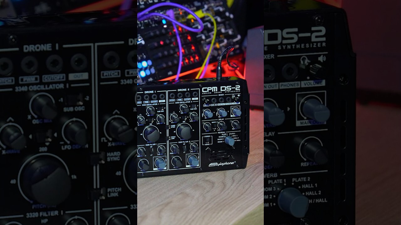 Stylophone CPM DS-2. Drone синтезатор #synth #ambient #eurorack #stylophone #modular #синтезатор