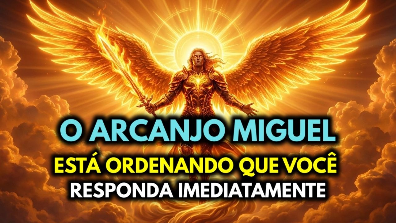 🔴 FALTAM APENAS 2 MINUTOS — O ARCANJO MIGUEL DIZ: ORDENO QUE VOCÊ ABRA ISTO AGORA MESMO. UM....