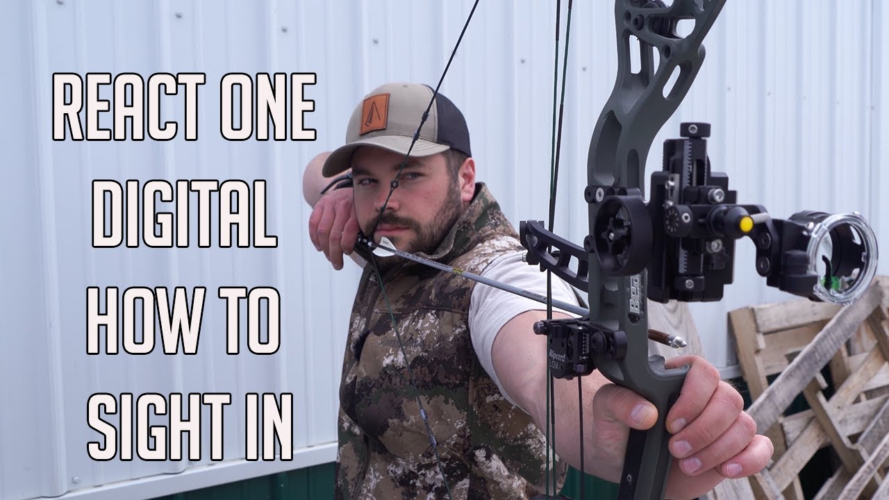 Trophy Ridge Digital React One Pro | How to Properly Sight It In | Dial In Quickly and Accurately
