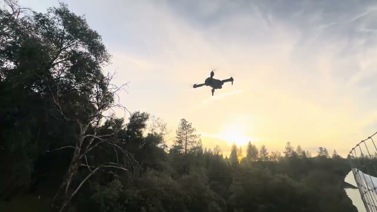 Drone flying today