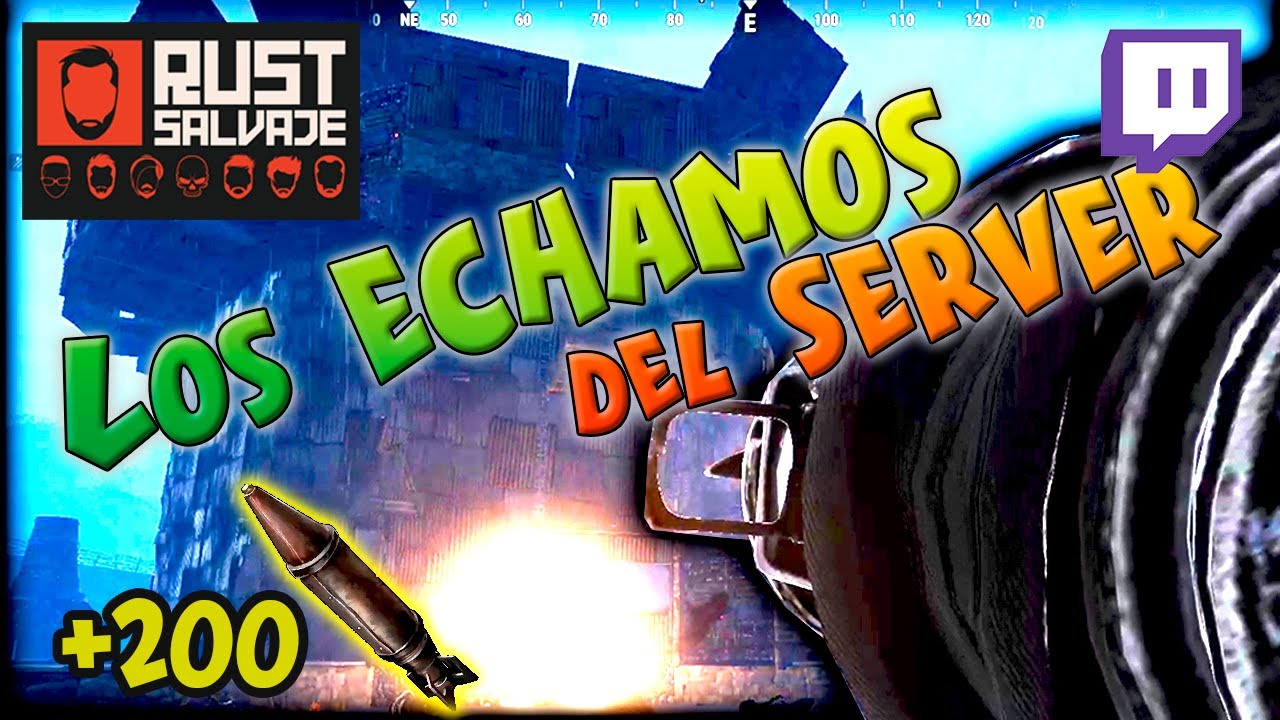LOS ESPAÑOLES ECHAMOS A LOS RUSOS DEL SERVER - RUST SALVAJE Gameplay Español